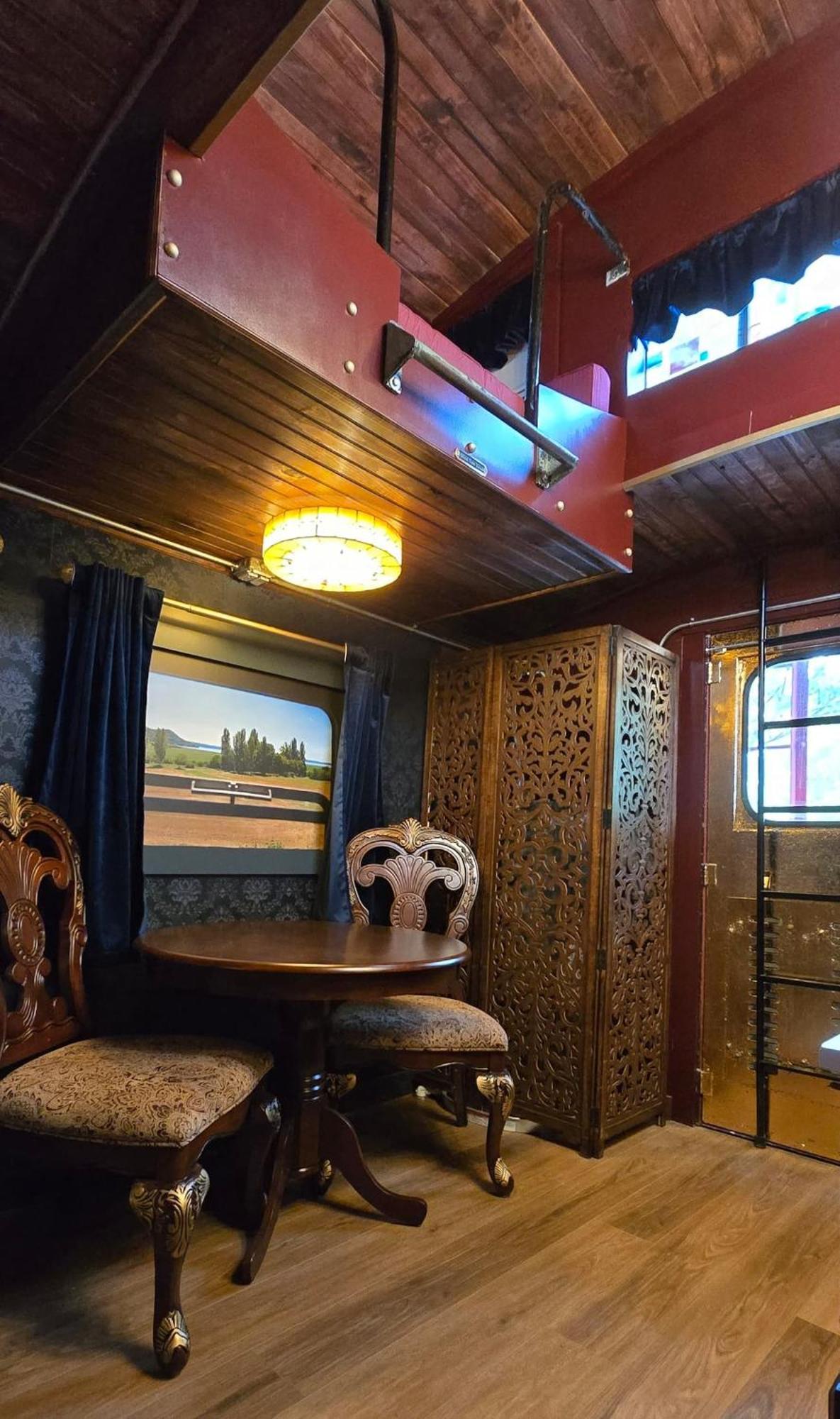 Unique Santa Fe Caboose Experience Villa Brownwood Exterior photo